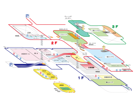 未来創造センターマップ